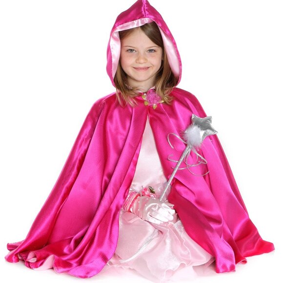 New w/Tag-Great Pretenders Reversible Hooded Princess Cape Size 5-6(Cape Only) - Picture 14 of 15